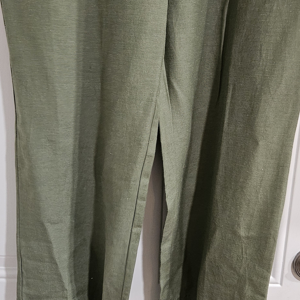 Bare Anthology Olive Wide Leg Pants - Picture 2 of 6